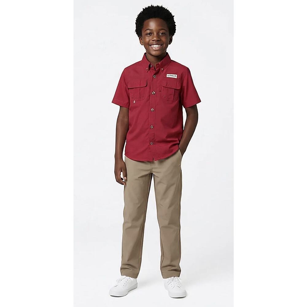 Magellan Outdoors Boys' 7 Laguna Madre Short Sleeve Set Fish Gear Relaxed